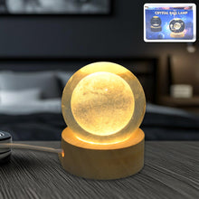 3D Crystal Ball lamps With Base (1 Pc / Mix Design)