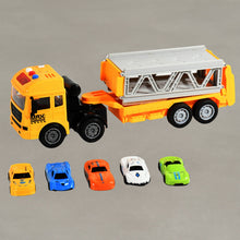 Realistic Long-Haul Toy Vehicle Transport Playset with Lights and Sound